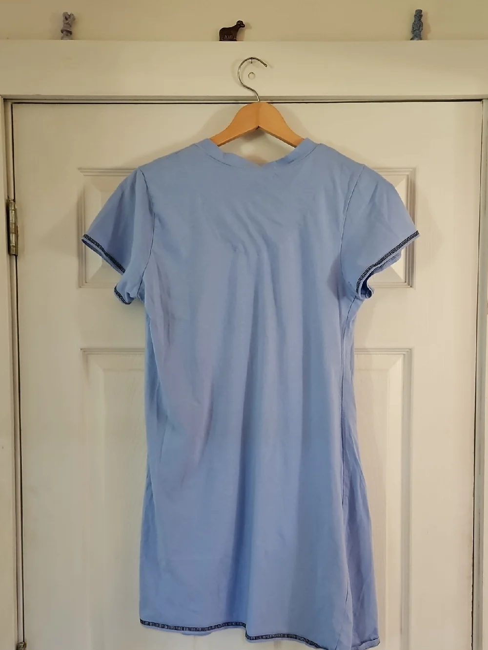 Rene Rofe Light Blue 'Paw-some' Dog Graphic V-neck Nightshirt - Picture 4 of 4